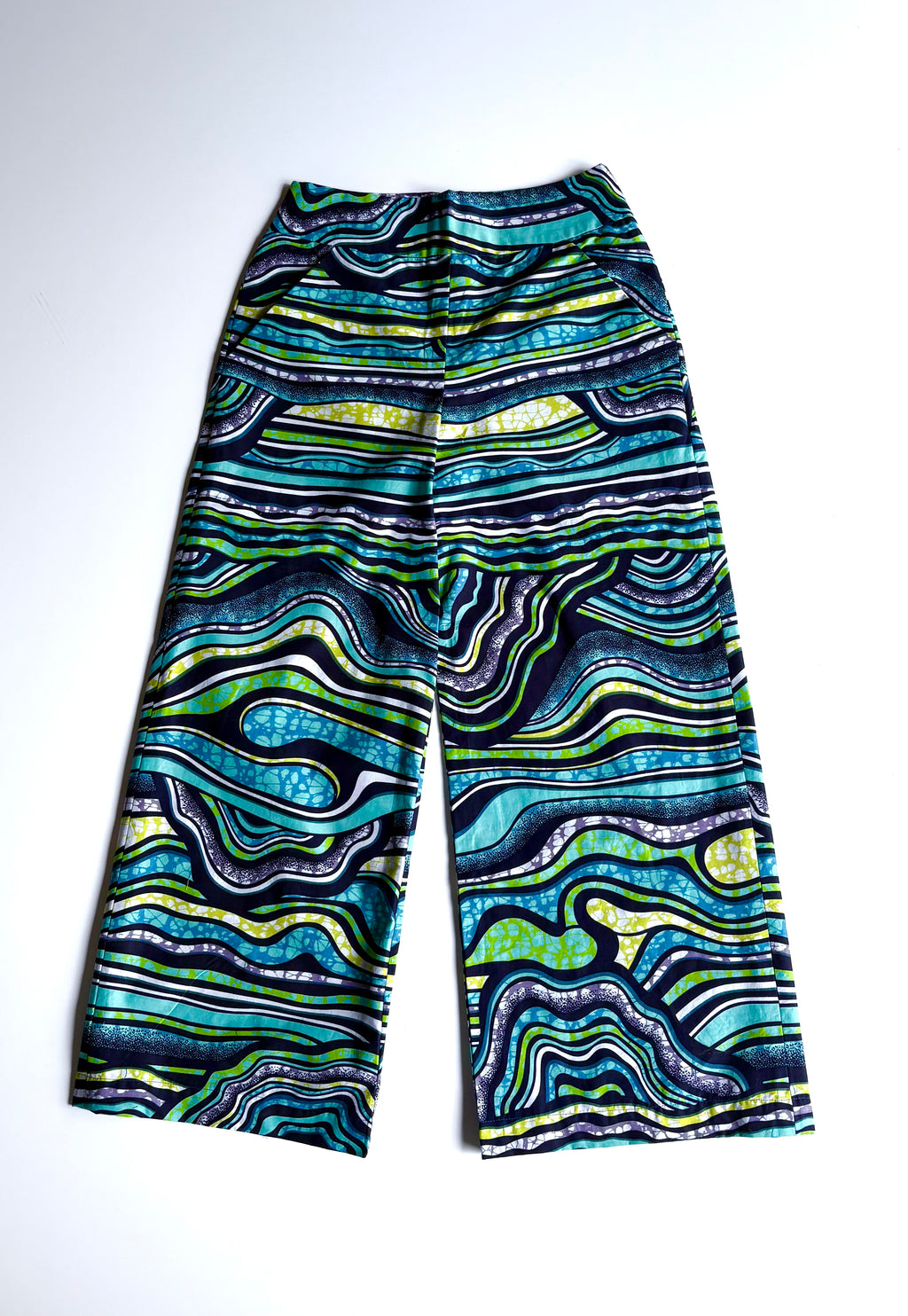 Ocean Current – High-Waisted Wide-Leg Pants